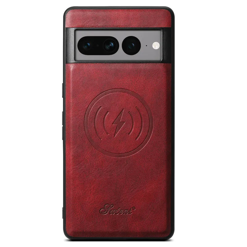 Magnetic Leather Case with Wallet For Google Pixel Series - FonKayz