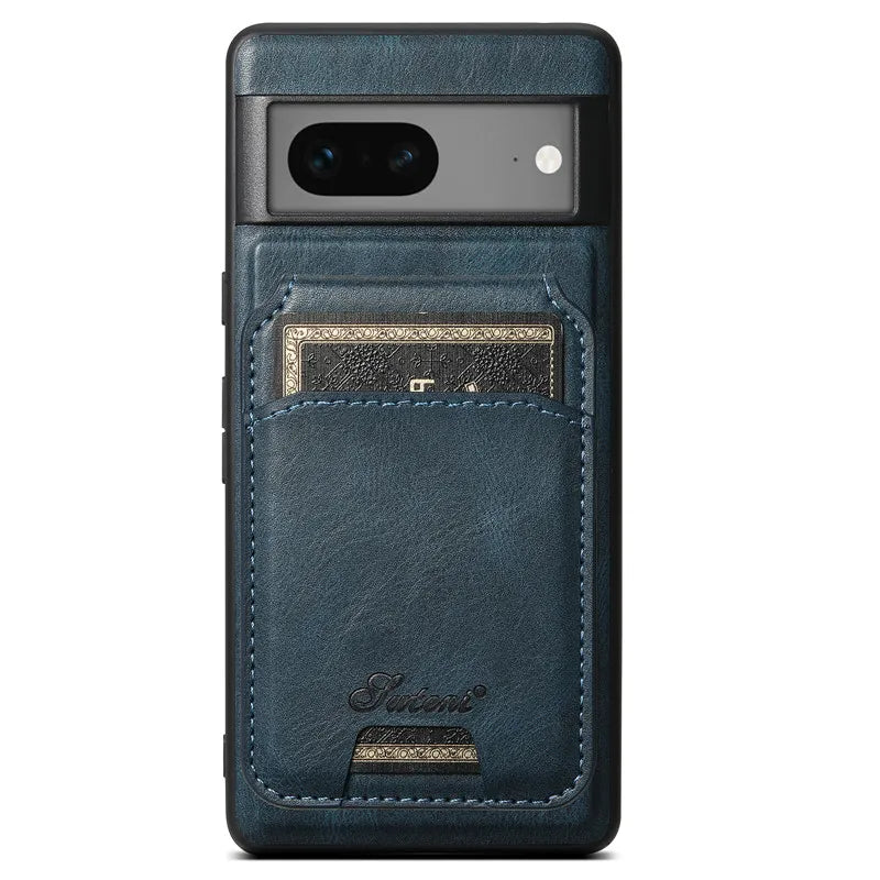 Magnetic Leather Case with Wallet For Google Pixel Series - FonKayz