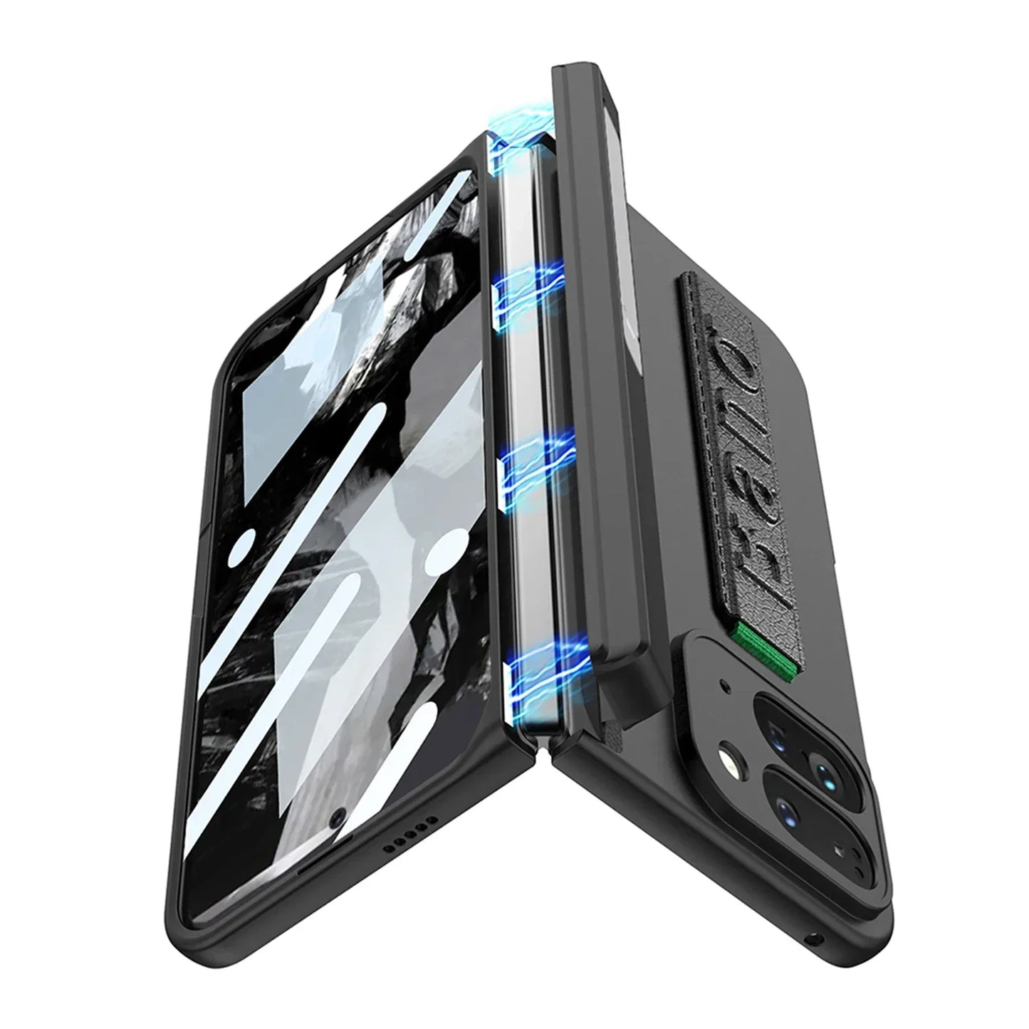 Shockproof Case with Band For Google Pixel 9 Pro Fold - FonKayz