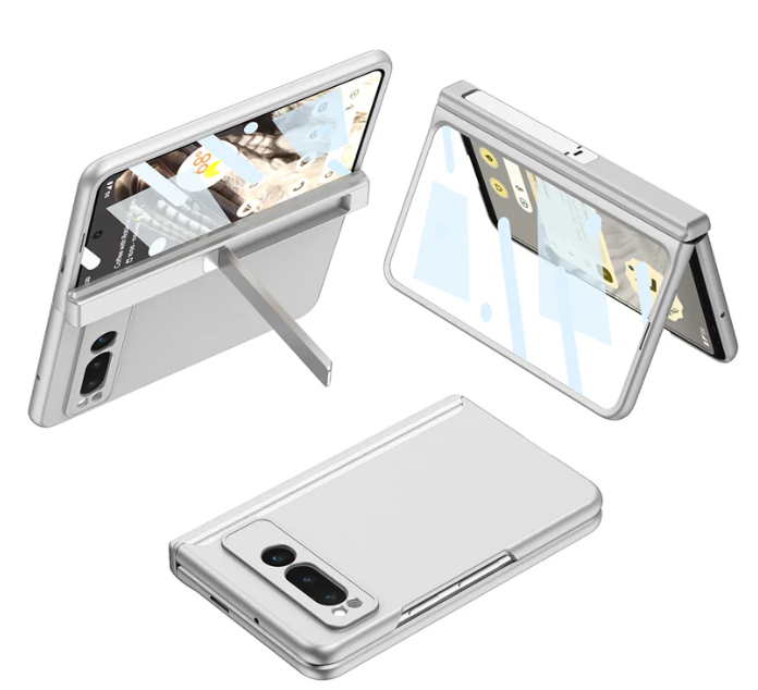 Magnetic All-Inclusive Case with Tempered Film for Google Pixel Fold - Damped Folding Bracket - FonKayz