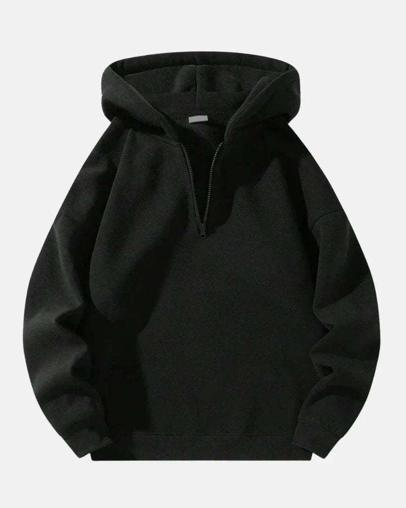 Quarter-Zip Lounge Set – Soft Hoodie & Joggers for Casual Comfort