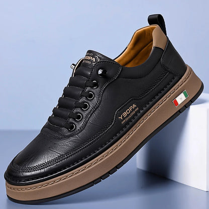 Casual Low-Top Sneaker – Cushioned Lace-Up Platform Sole