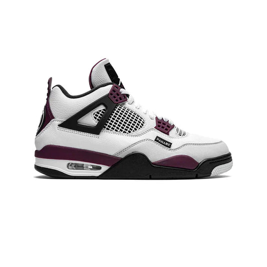 Marquis Atelier – Bordeaux Grid Air-Court Leather Sneaker