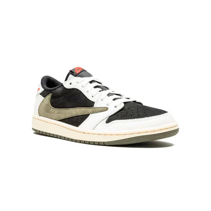 NightTrace Reverse Olive Low – Premium Suede Street Court Sneaker