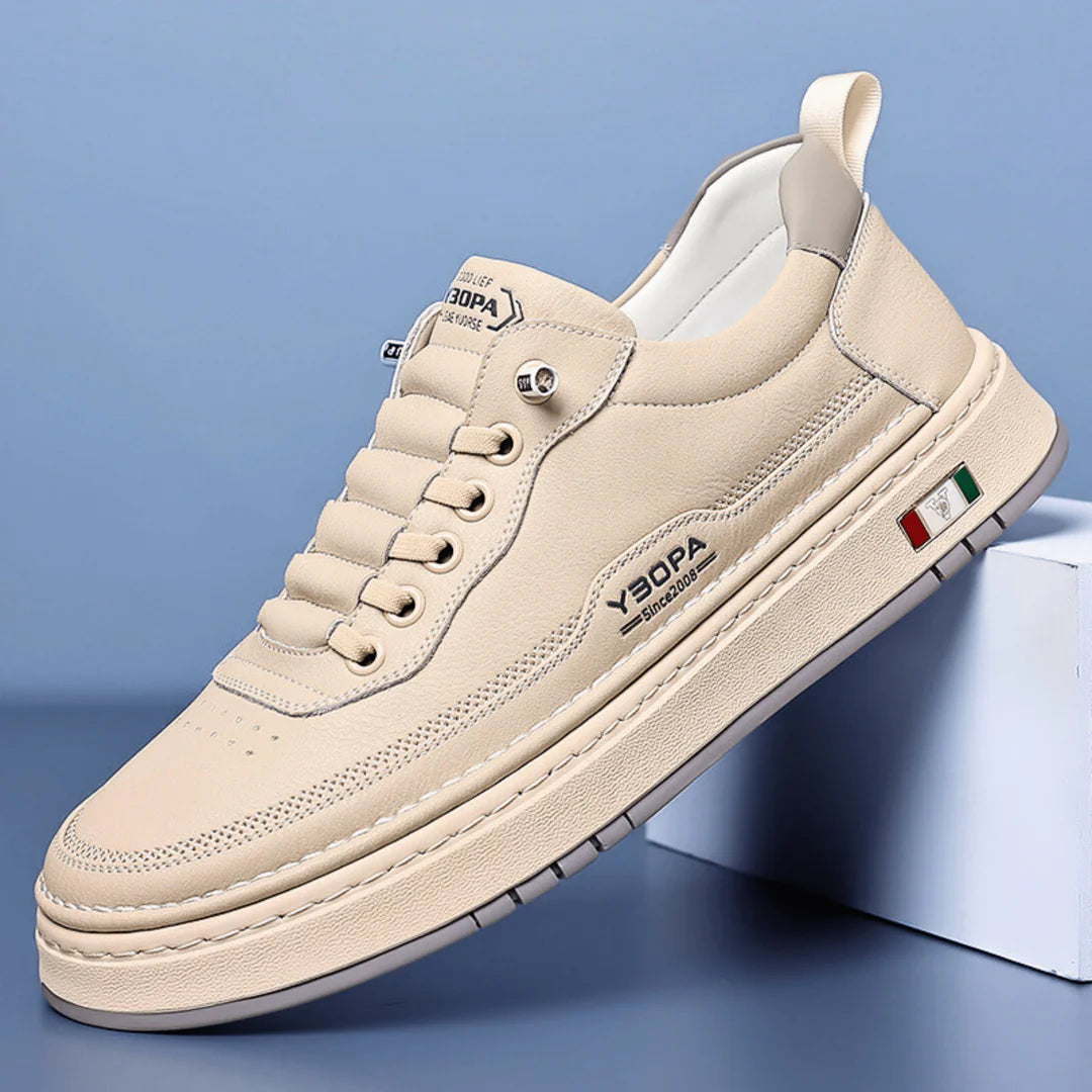 Casual Low-Top Sneaker – Cushioned Lace-Up Platform Sole