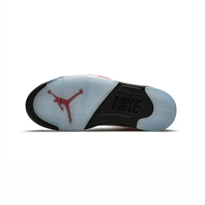 Crimson Apex – Silver Crest Air-Cushion High-Top Sneaker