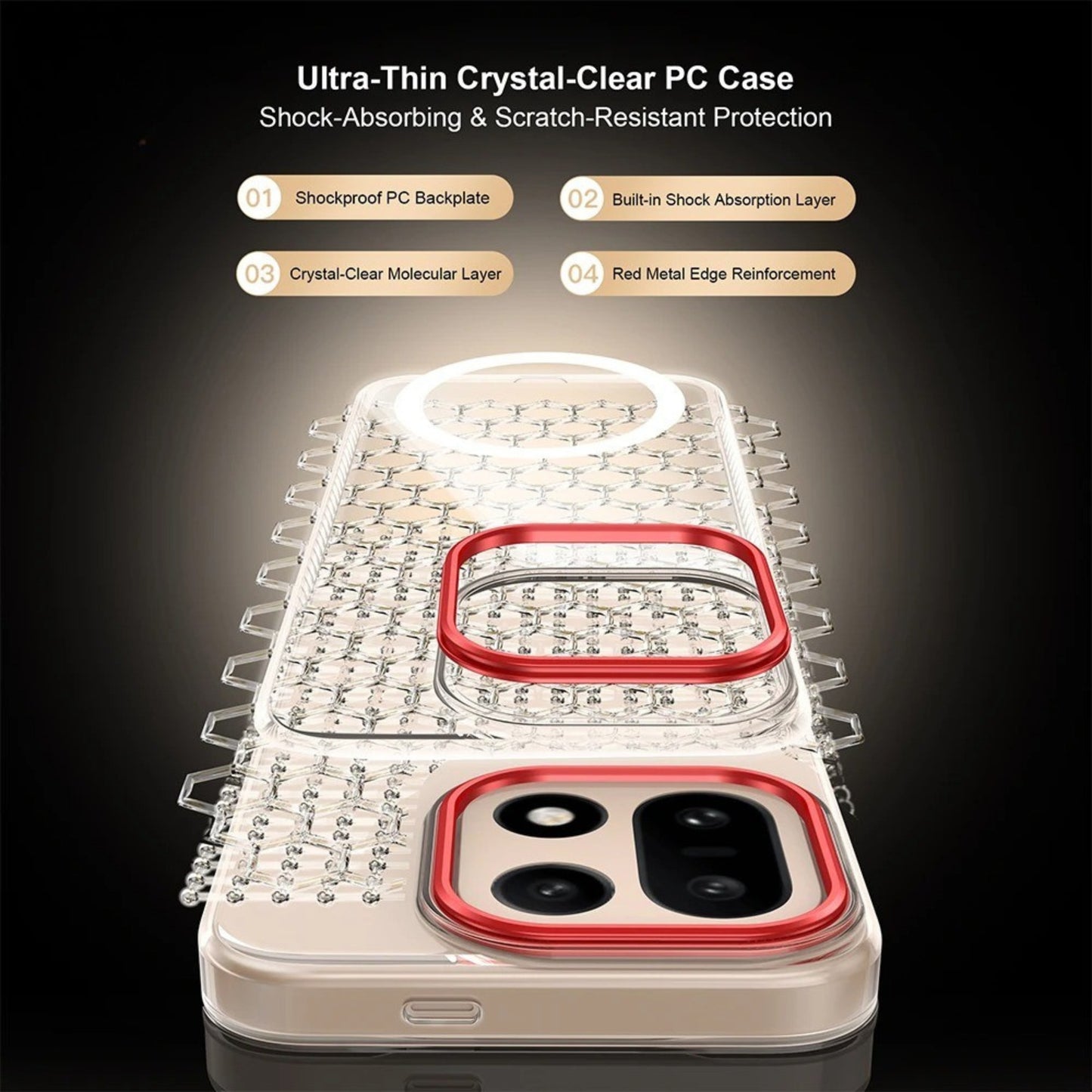 OnePlus 15 MagSafe Crystal Clear Case