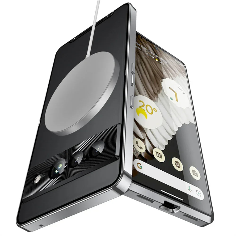 Magnetic Aluminum Magsafe Case with Camera Protection For Google Pixel Series - FonKayz