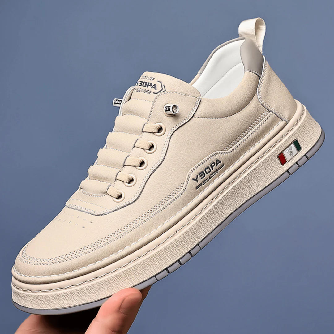 Casual Low-Top Sneaker – Cushioned Lace-Up Platform Sole