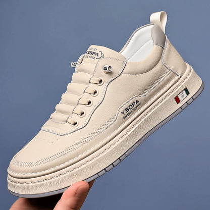 Casual Low-Top Sneaker – Cushioned Lace-Up Platform Sole