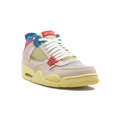 Pastel Retro Court Mid Sneaker with Suede & Mesh Panels | SkyFusion™