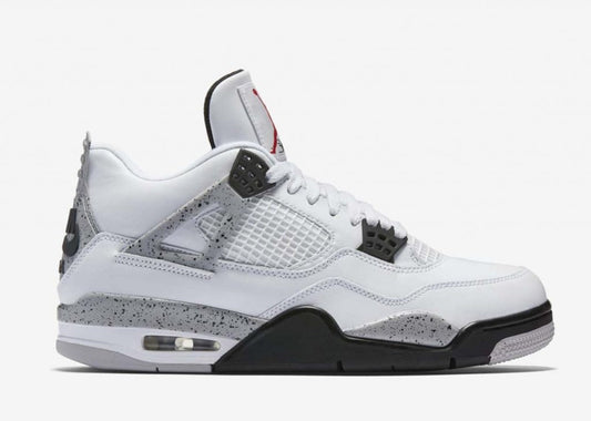J4 White Cement | Retro Court Sneaker
