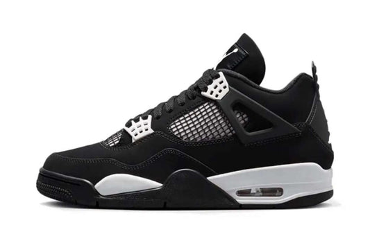 J4 Thunder White | Black & White Court Style