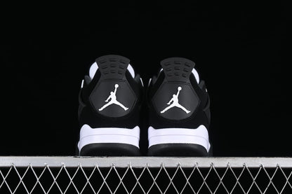 J4 Thunder White | Black & White Court Style
