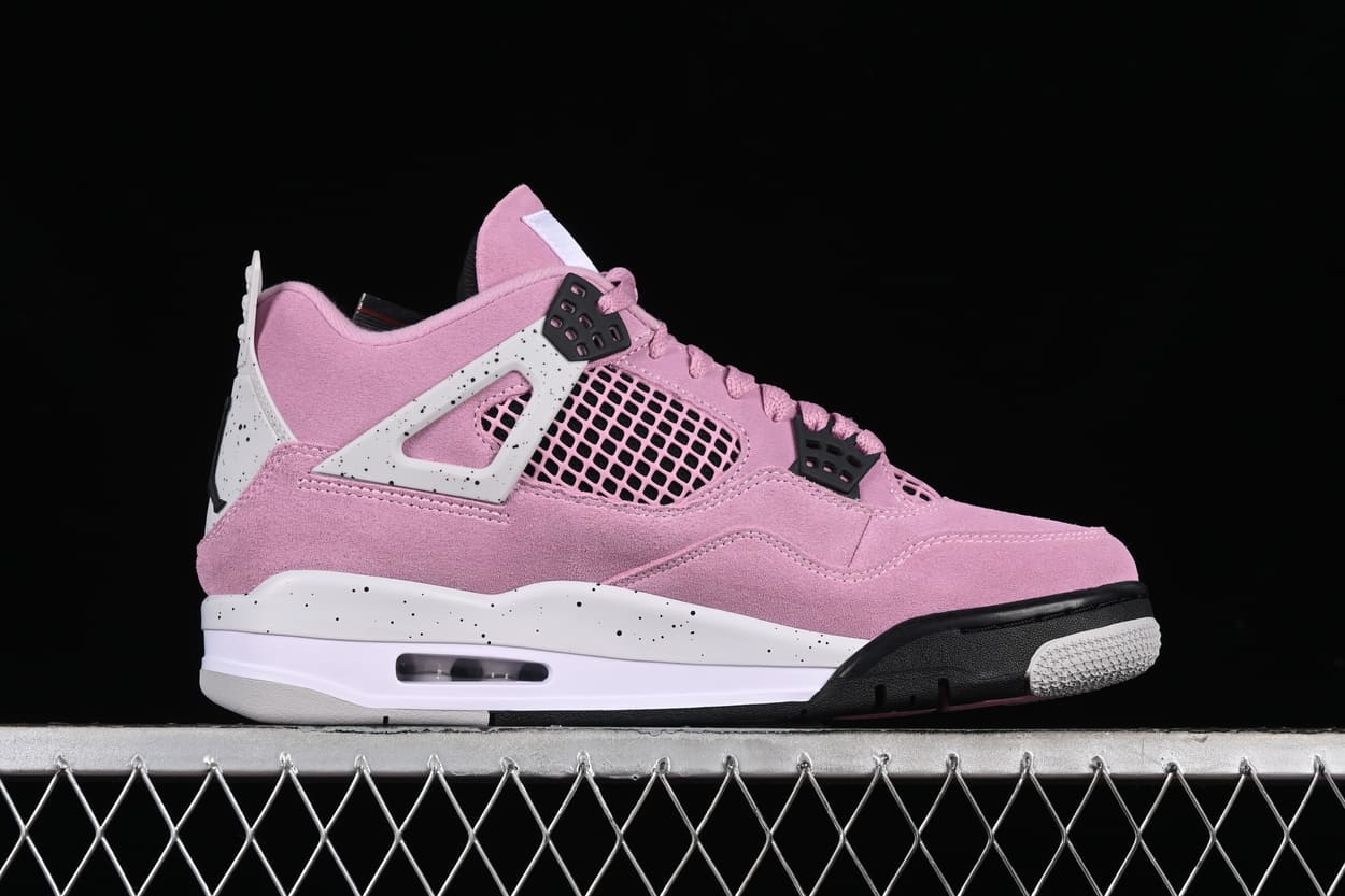 AeroVantage OrchidWave-4 Retro Suede Sneaker | Pink Women’s Court Style