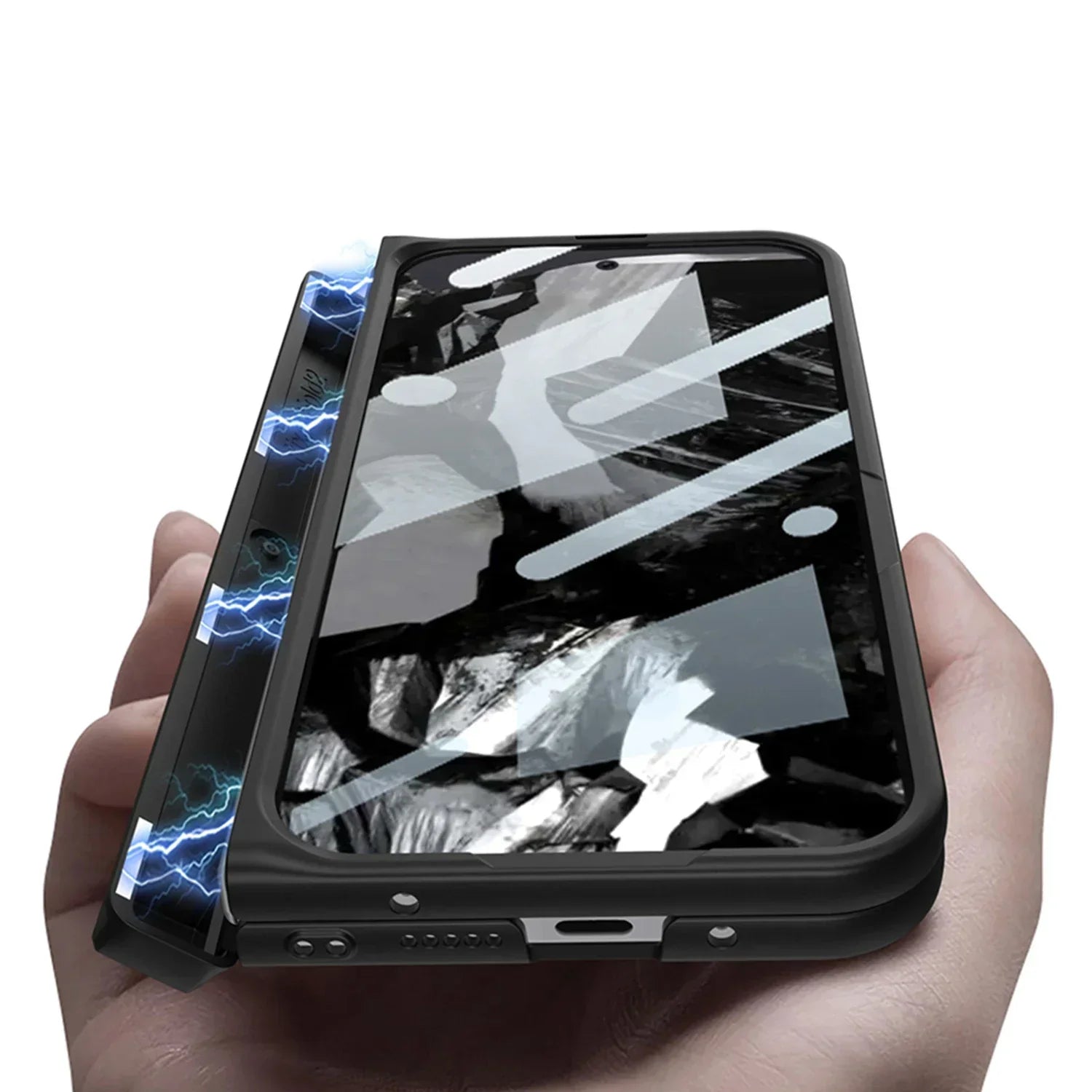 Full Protection Case with Card Holder For Google Pixel 9 Pro Fold - FonKayz