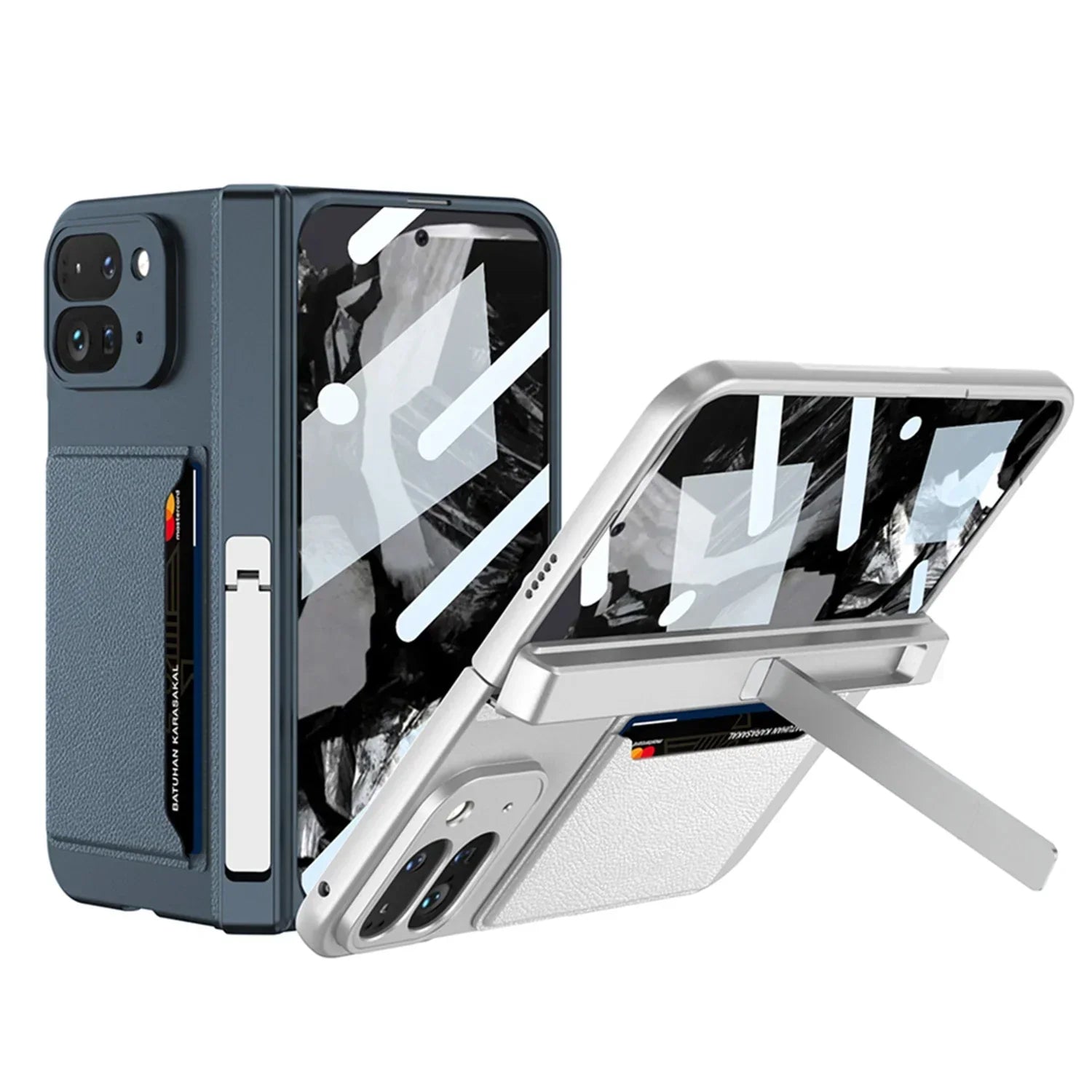 Full Protection Case with Card Holder For Google Pixel 9 Pro Fold - FonKayz