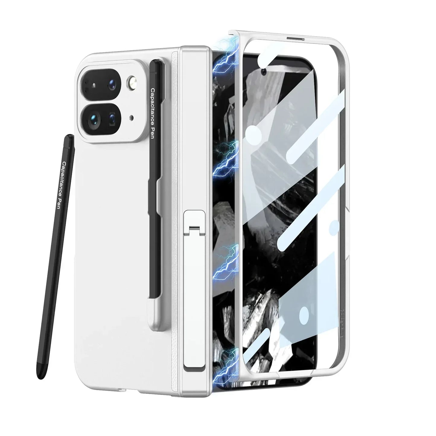Full Protection Case with Pen Holder for Google Pixel 9 Pro Fold - FonKayz