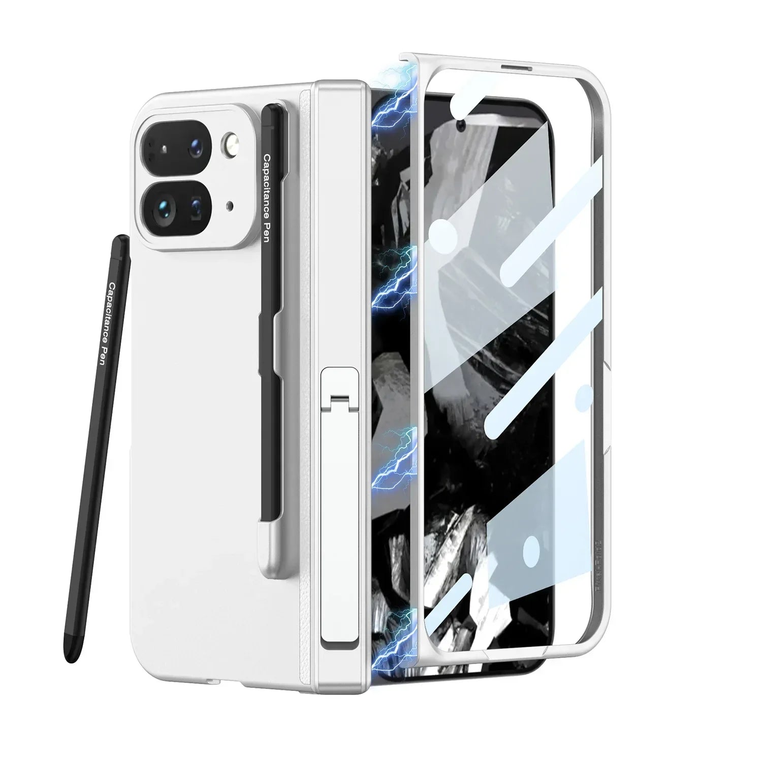 Full Protection Case with Pen Holder for Google Pixel 9 Pro Fold - FonKayz