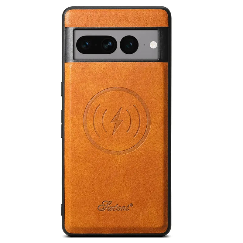 Magnetic Leather Case with Wallet For Google Pixel Series - FonKayz