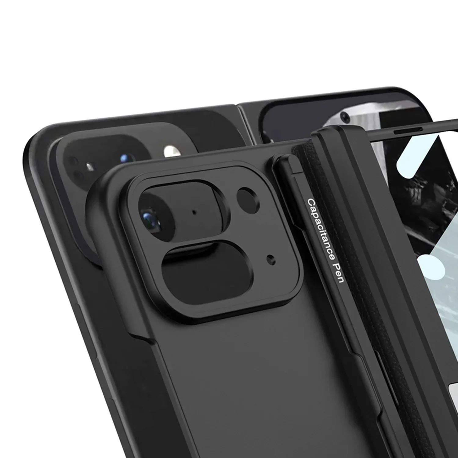 Full Protection Case with Pen Holder for Google Pixel 9 Pro Fold - FonKayz