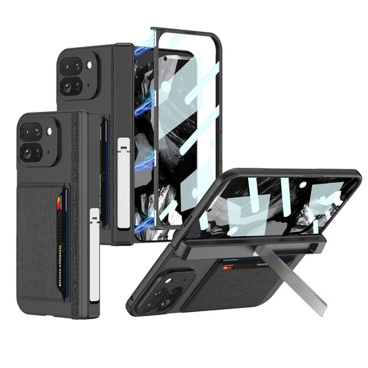 Full Protection Case with Card Holder For Google Pixel 9 Pro Fold - FonKayz