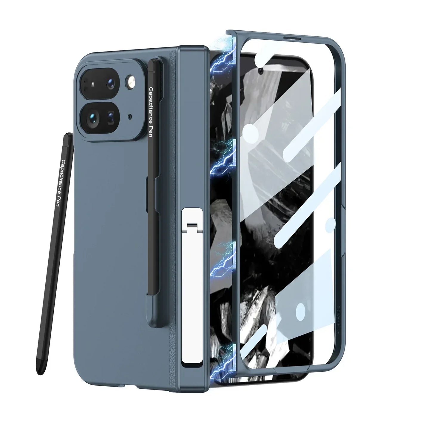 Full Protection Case with Pen Holder for Google Pixel 9 Pro Fold - FonKayz