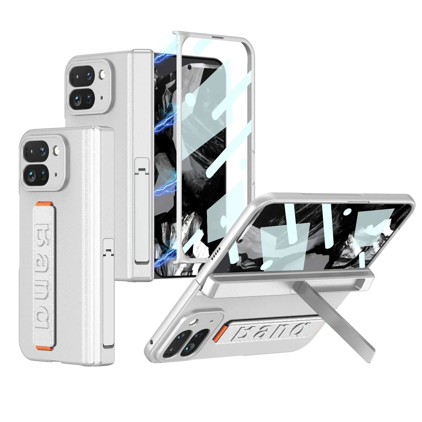 Shockproof Case with Band For Google Pixel 9 Pro Fold - FonKayz