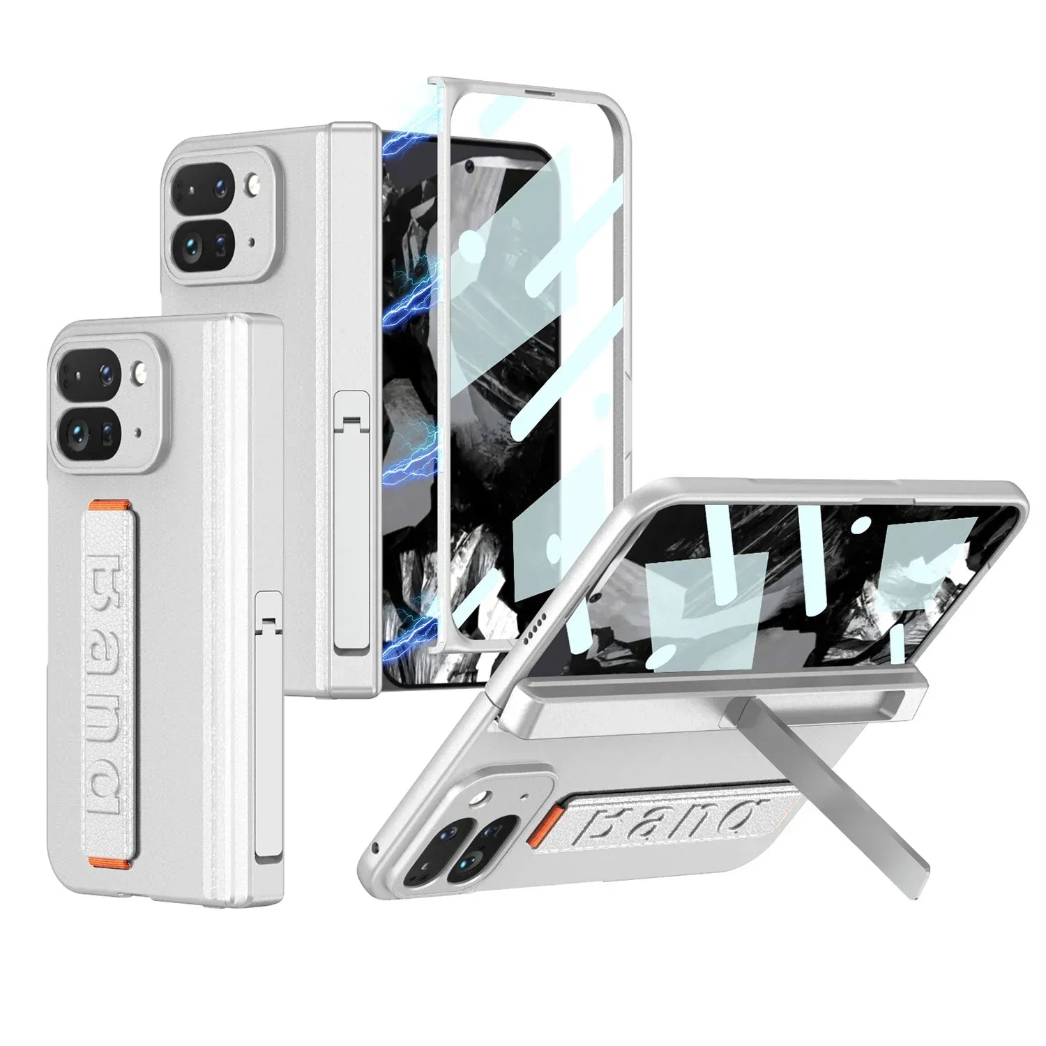 Shockproof Case with Band For Google Pixel 9 Pro Fold - FonKayz