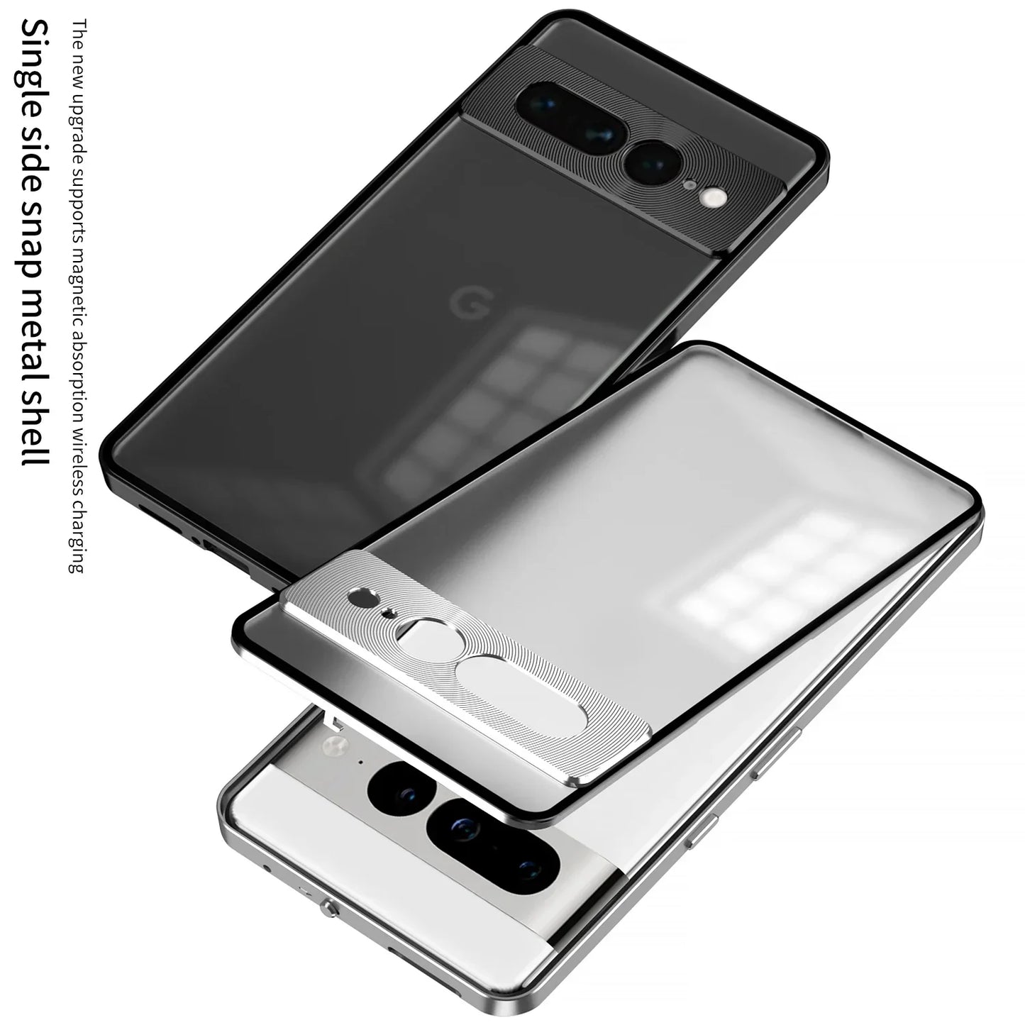 Magnetic Aluminum Case with Camera Protection For Google Pixel Series - FonKayz