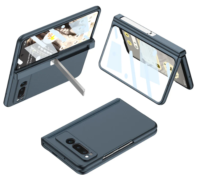Magnetic All-Inclusive Case with Tempered Film for Google Pixel Fold - Damped Folding Bracket - FonKayz