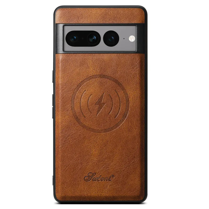 Magnetic Leather Case with Wallet For Google Pixel Series - FonKayz