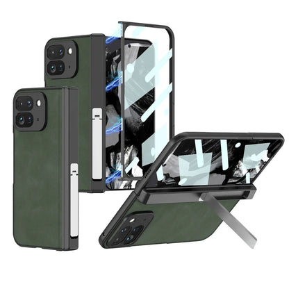 Leather Case with Stand For Google Pixel 9 Pro Fold - FonKayz