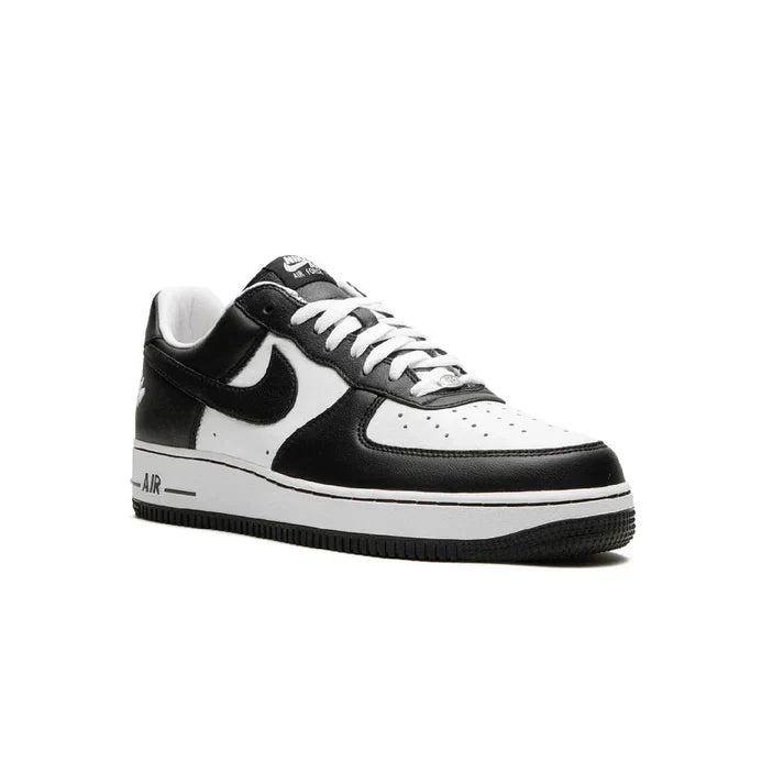Black & White Classic Leather Court Sneaker | Trevora CourtMark™