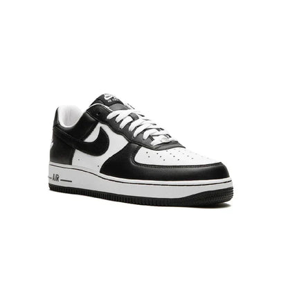 Black & White Classic Leather Court Sneaker | Trevora CourtMark™