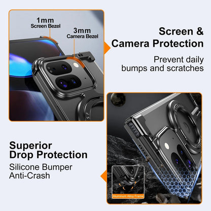Sleek Magnetic Frameless Aluminum Phone Case for Google Pixel Series - FonKayz