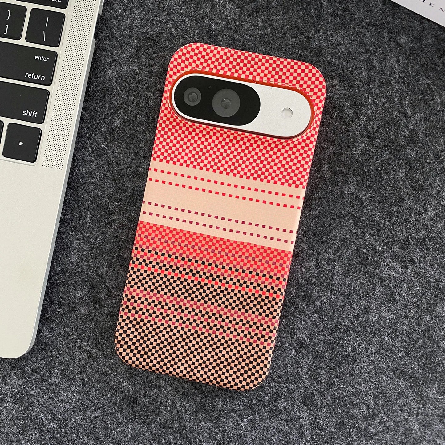 Carbon Fiber Kevlar Texture Case For Google Pixel Series