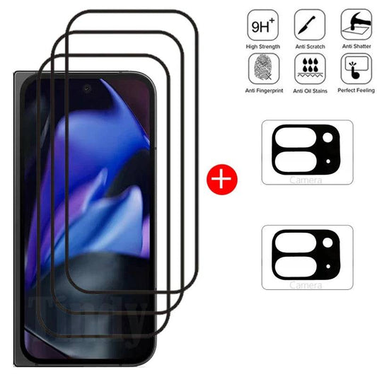 Full Cover Screen Protector Glass For Google Pixel 9 Pro Fold - FonKayz