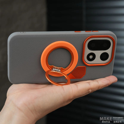 OnePlus 15 MagSafe Matte Leather Case