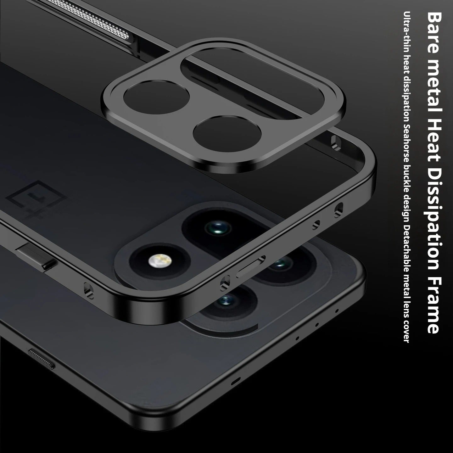 OnePlus 15 Metal Heat Dissipation Frame Case