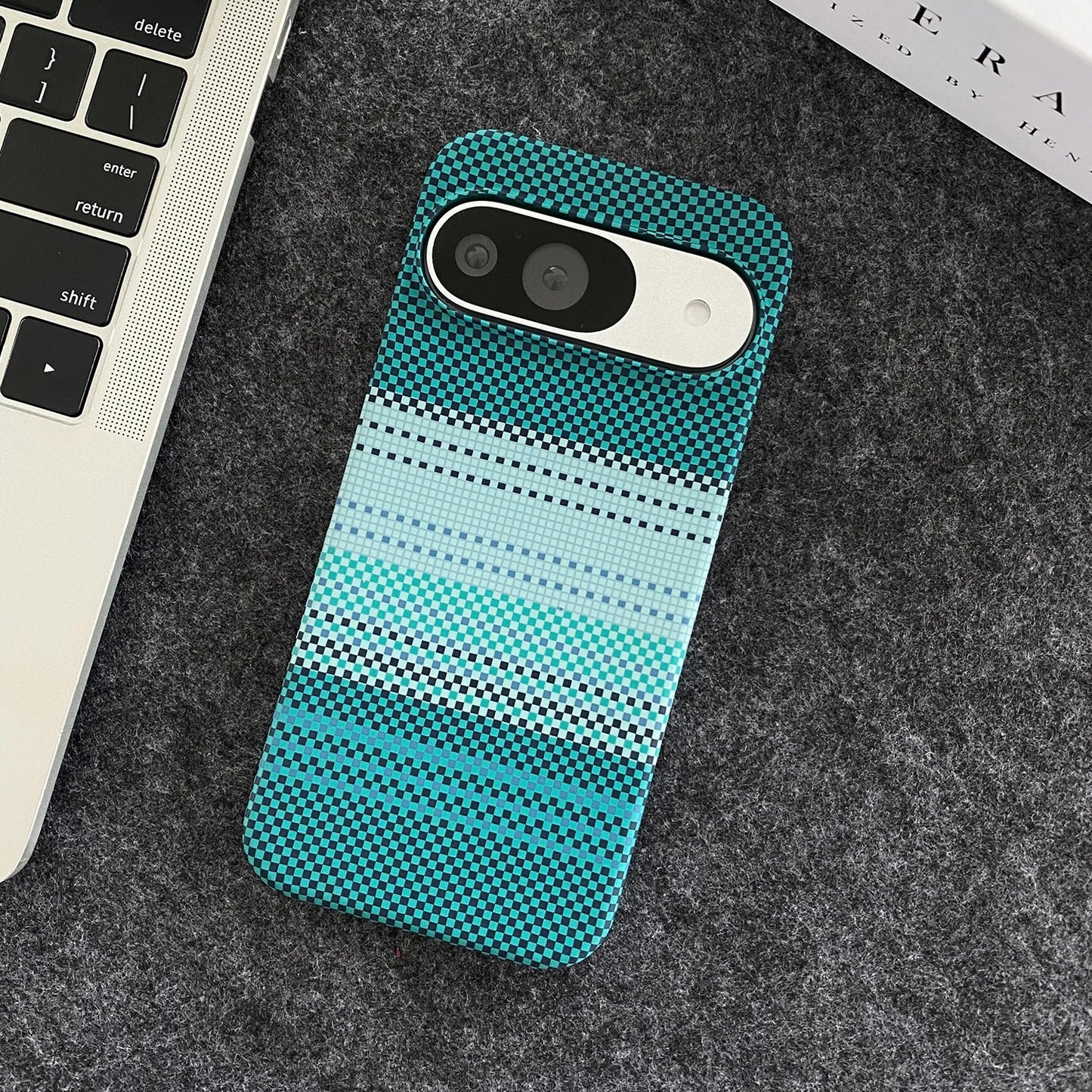 Carbon Fiber Kevlar Texture Case For Google Pixel Series