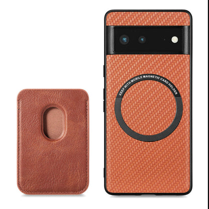 Luxury 2-in-1 Detachable Leather Wallet Case for Google Pixel Series - Magnetic Card Holder Back Cover - FonKayz