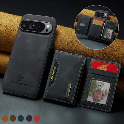 Magnet Leather Detachable Wallet Case For Google Pixel Series